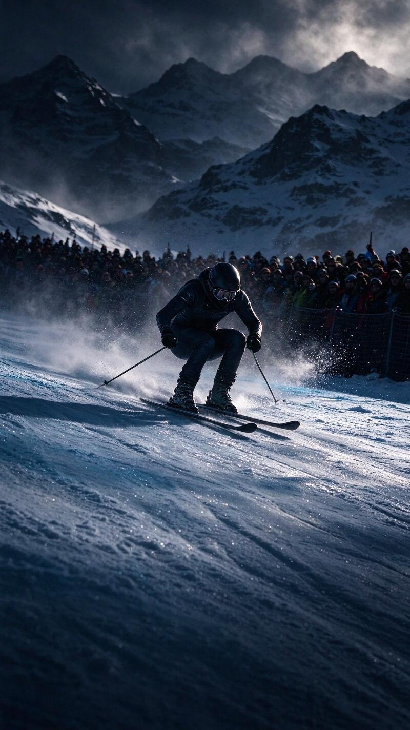 Illustration for the world record: Fastest World Cup downhill speed
