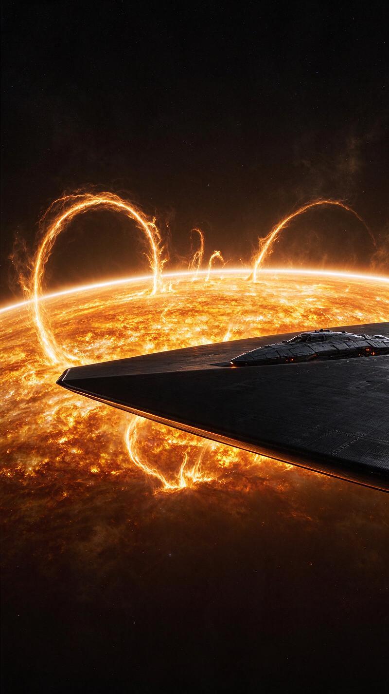 Illustration for the world record: Closest approach to the Sun by a spacecraft