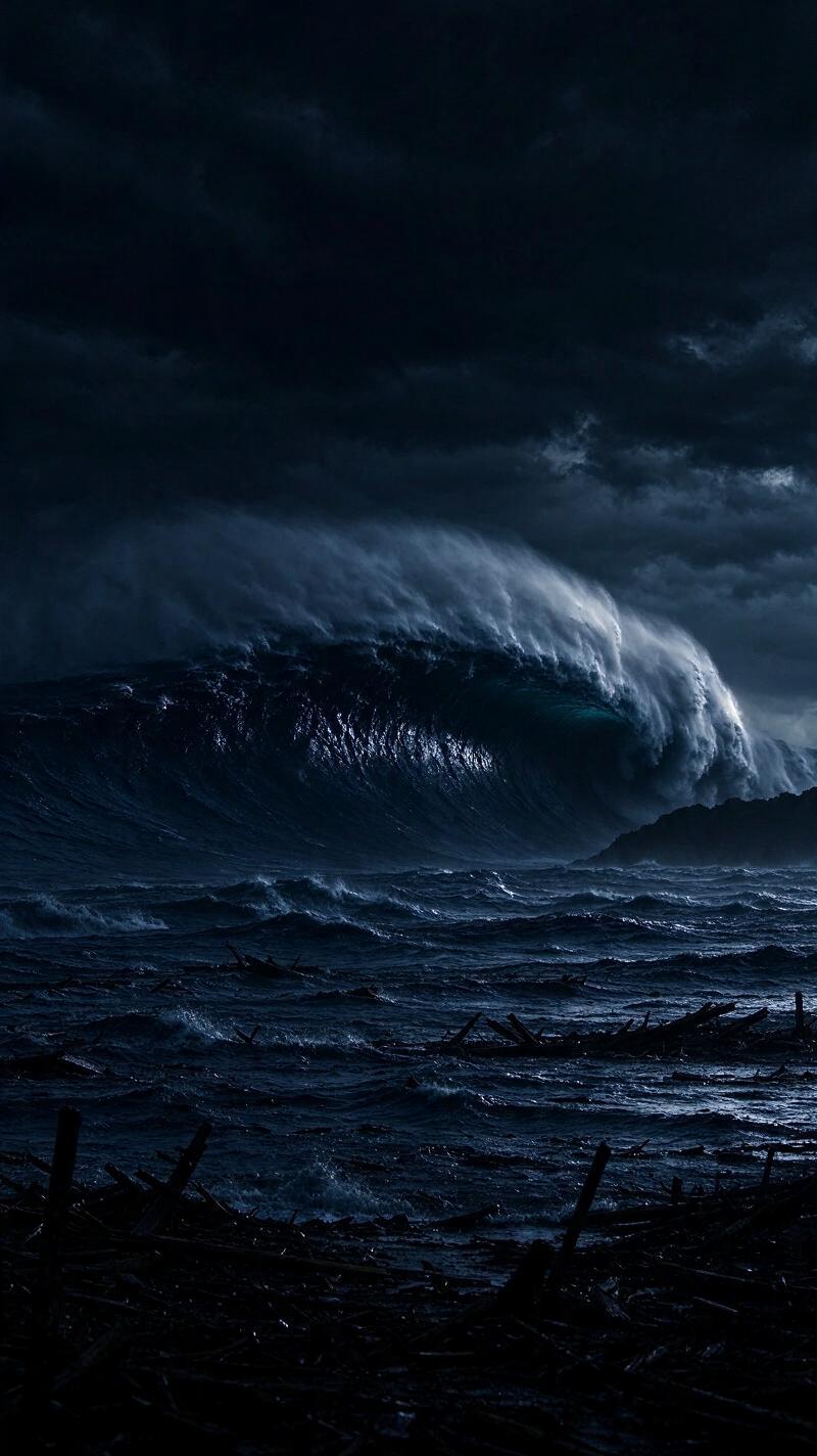 Illustration for the world record: Deadliest tsunami