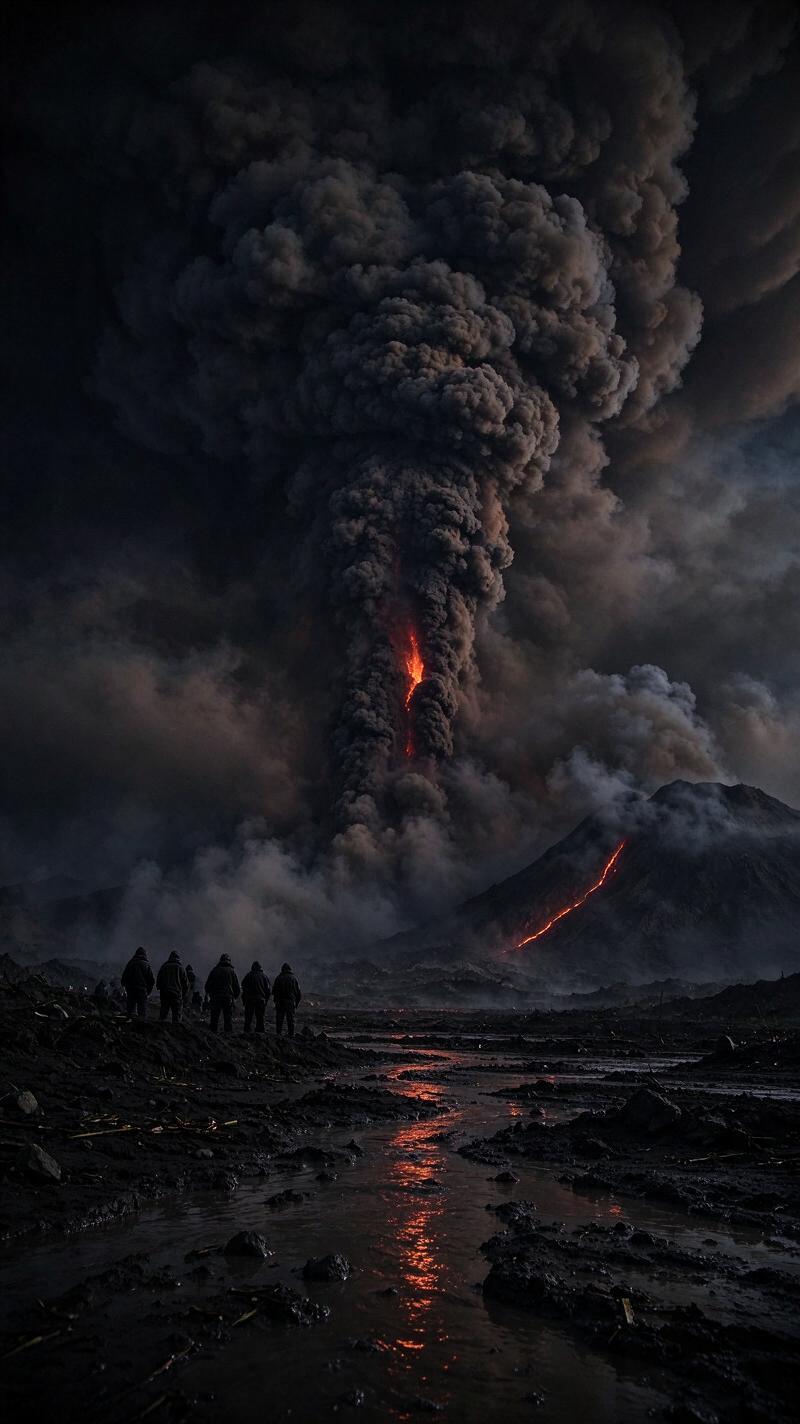 Illustration for the world record: Deadliest volcanic eruption