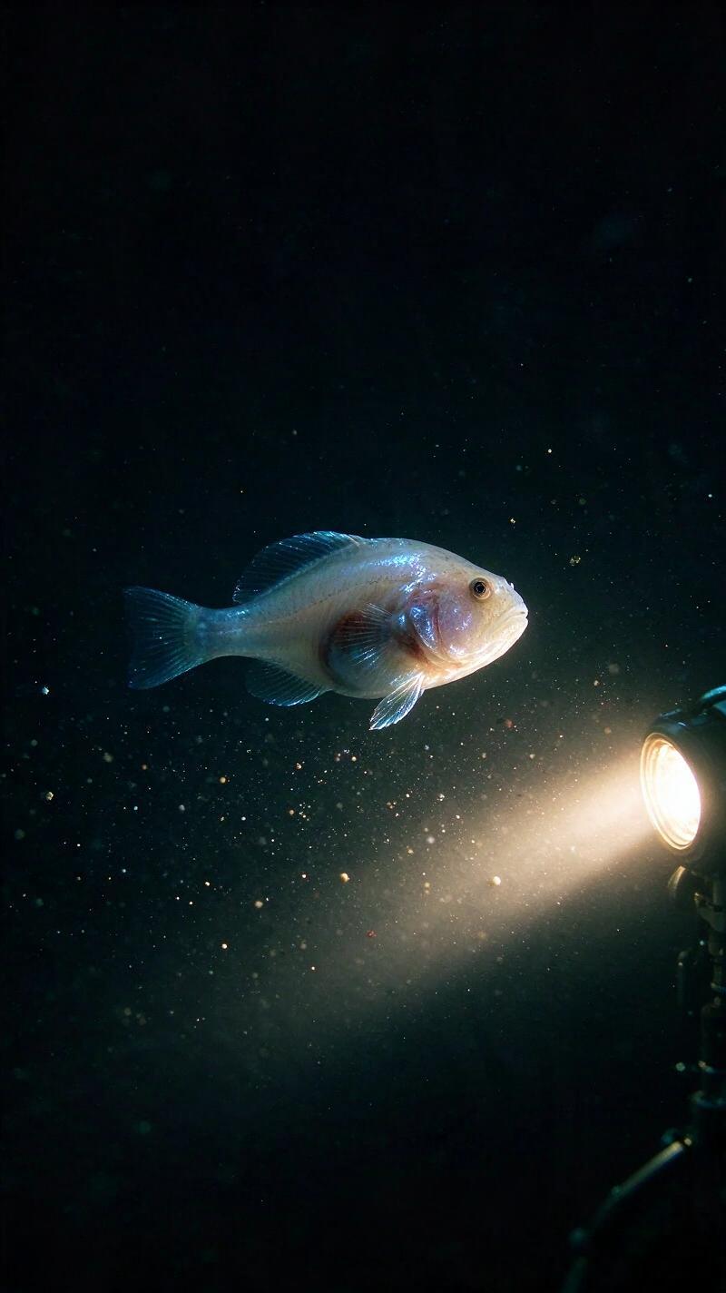 Illustration for the world record: Deepest fish caught on the seafloor