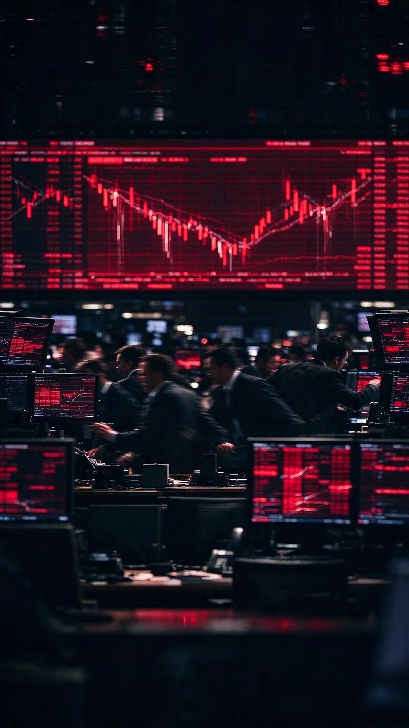 Illustration for the world record: Biggest one-day point drop for the Dow
