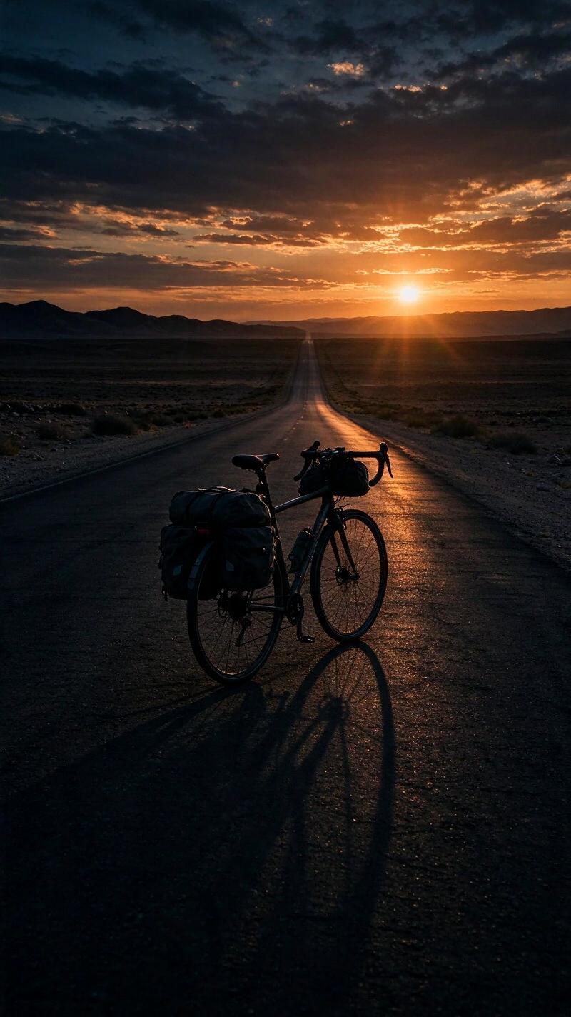 Illustration for the world record: Fastest circumnavigation by bicycle (male)