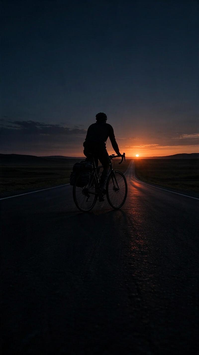 Illustration for the world record: Fastest cycle around the world (men)