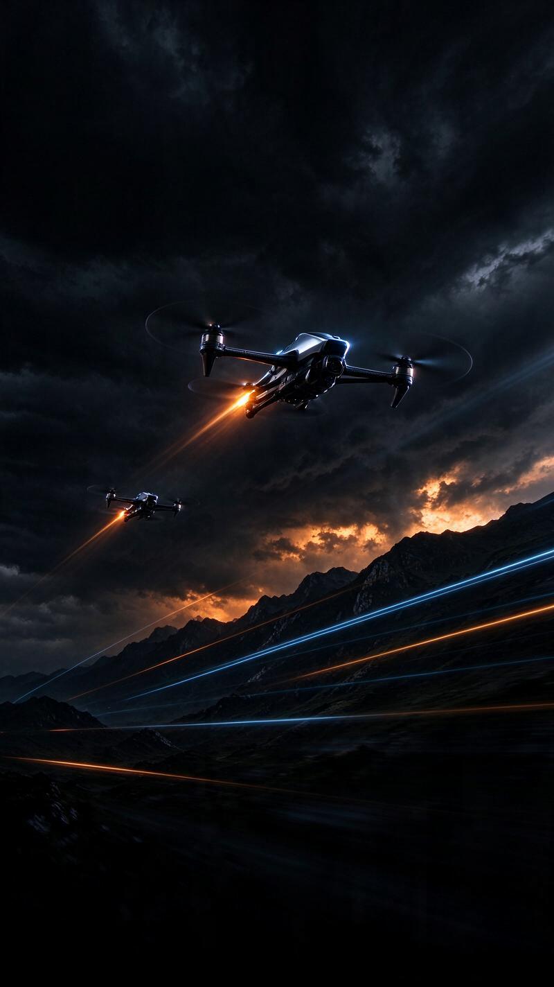 Illustration for the world record: Fastest drone speed