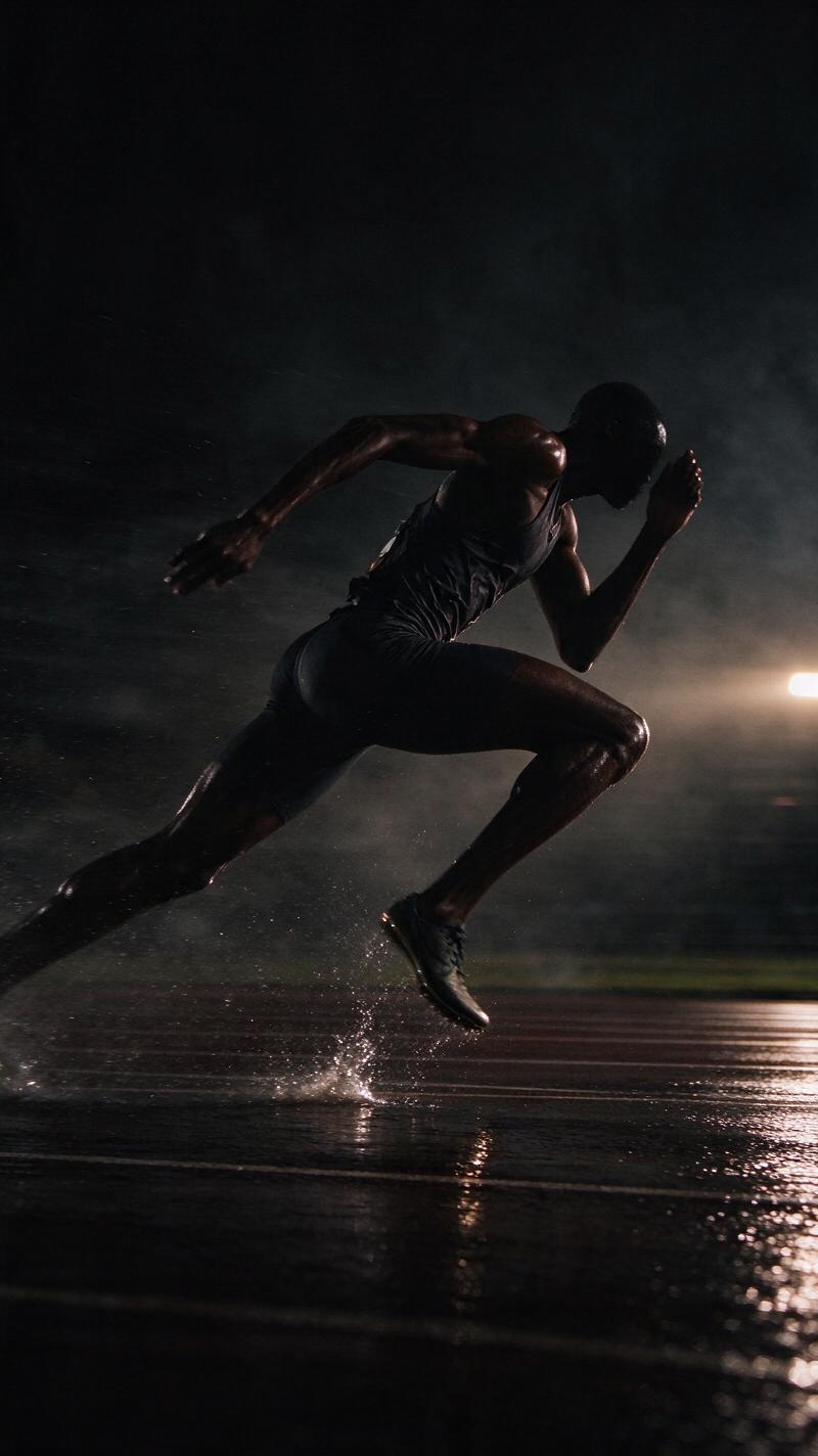 Illustration for the world record: Fastest human running speed recorded
