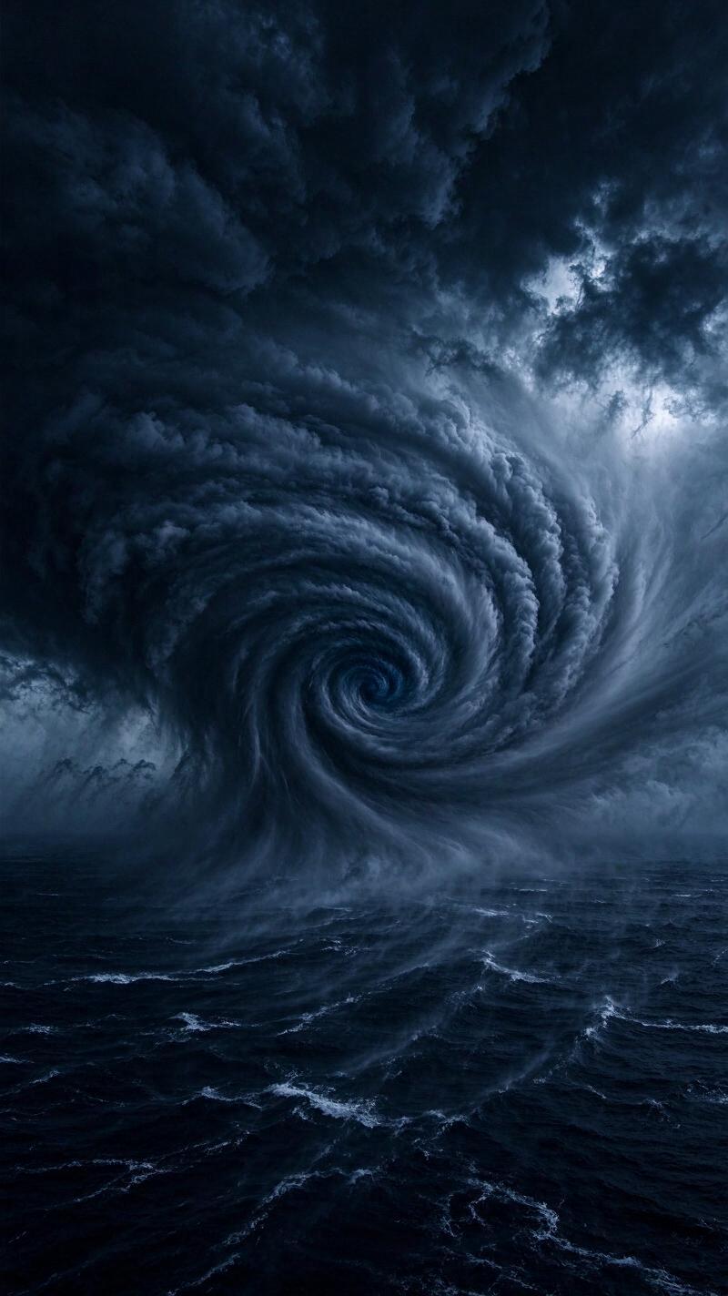 Illustration for the world record: Fastest hurricane intensification