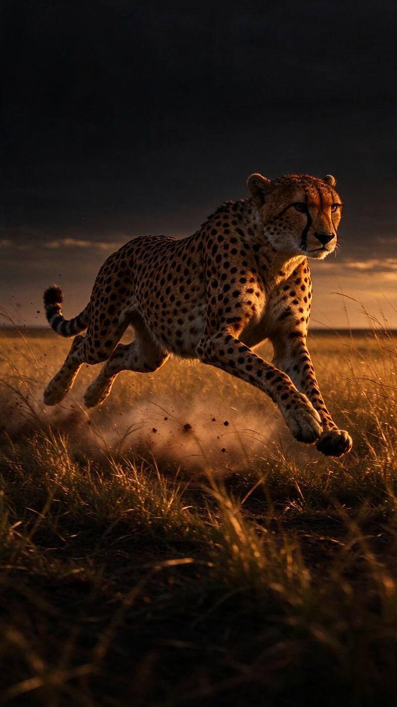 Illustration for the world record: Fastest land animal