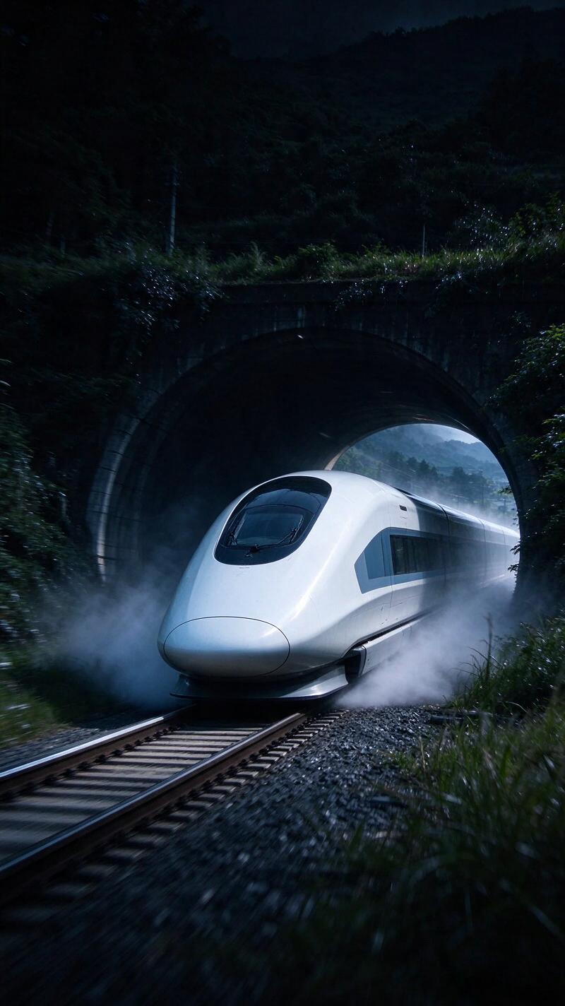 Illustration for the world record: Fastest maglev train