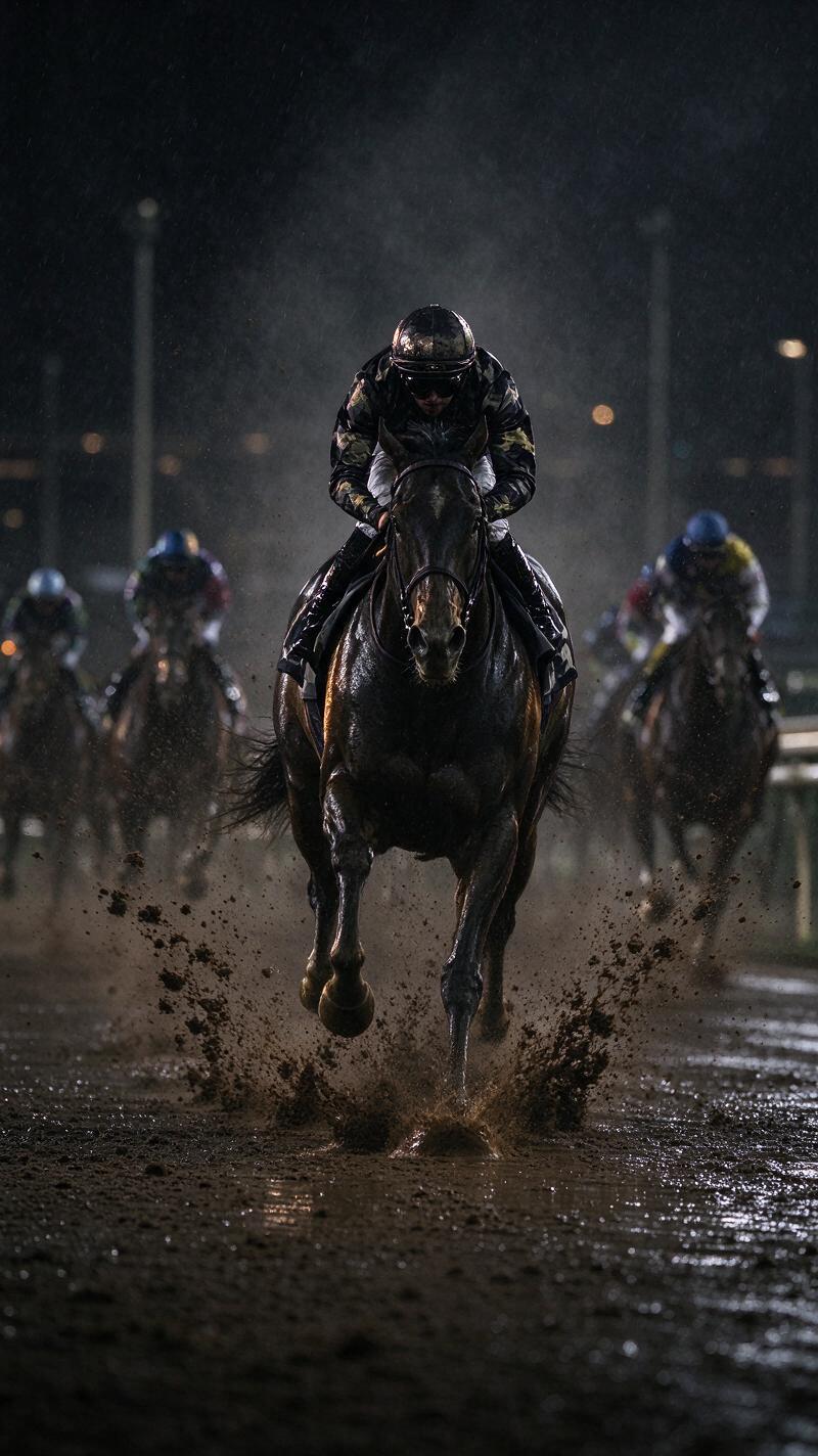 Illustration for the world record: Fastest Preakness Stakes