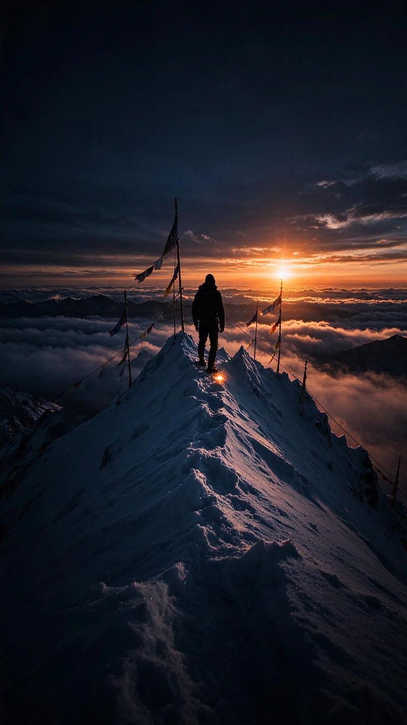 Illustration for the world record: Fastest Seven Summits (Carstensz list)