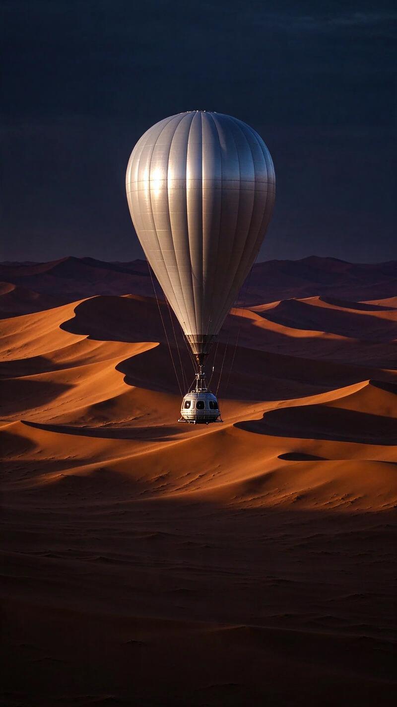 Illustration for the world record: First non-stop balloon flight around the world