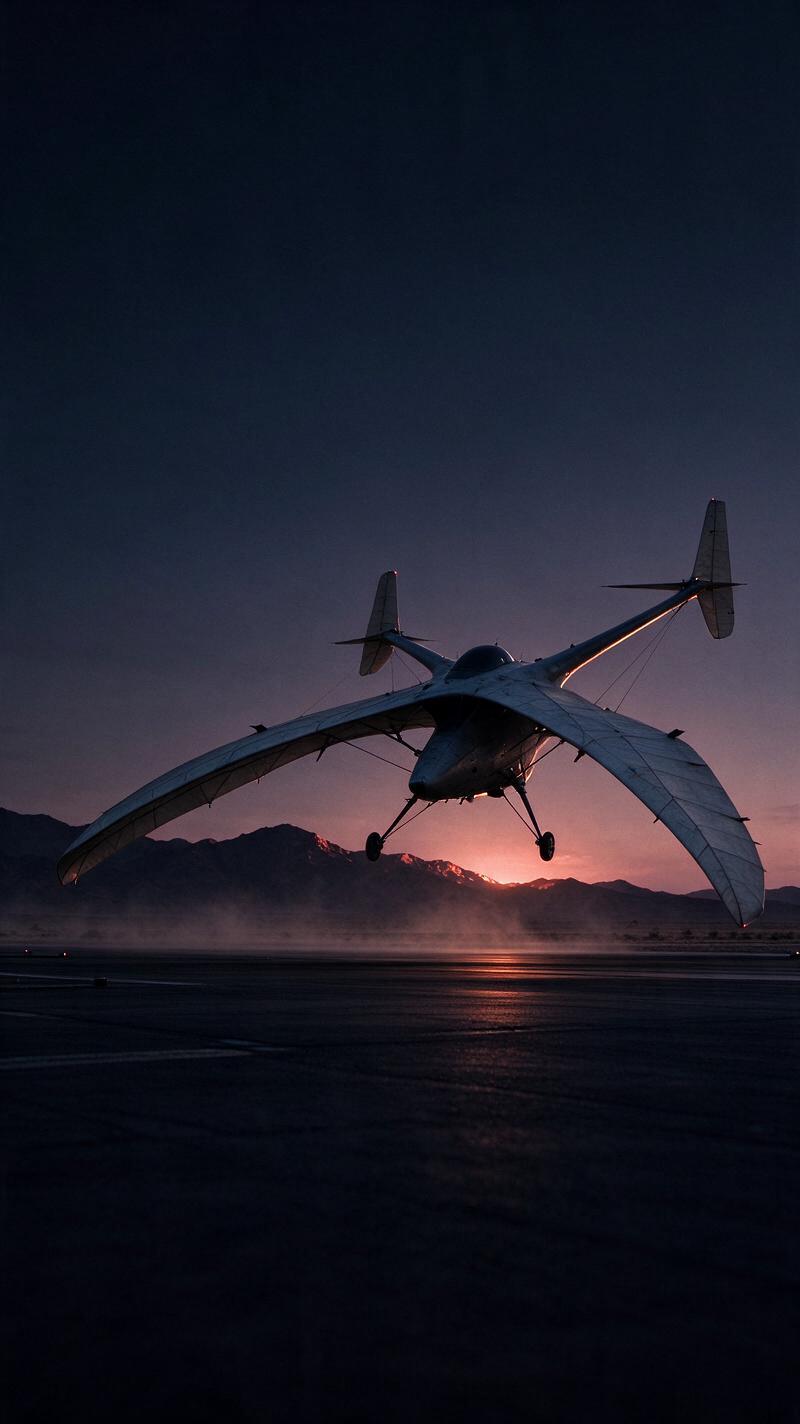 Illustration for the world record: First non-stop, unrefuelled flight around the world