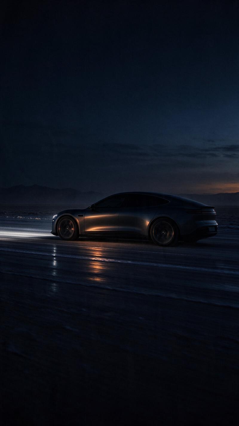 Illustration for the world record: Furthest distance travelled by an electric vehicle on a single charge