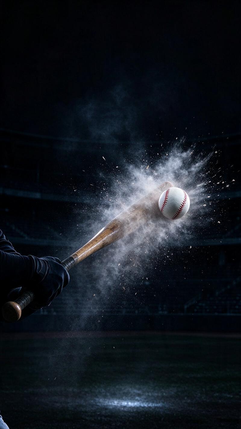 Illustration for the world record: Hardest baseball hit