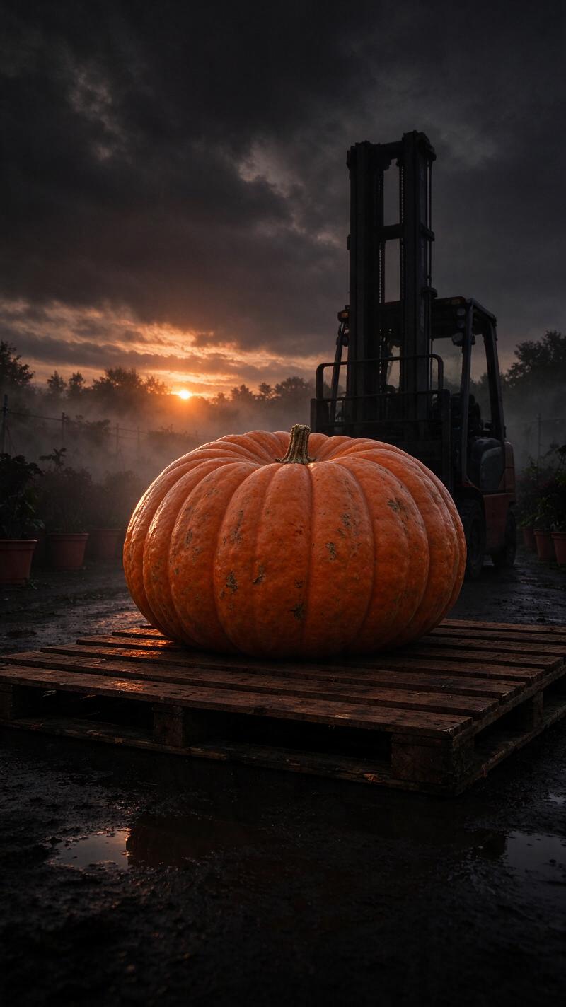 Illustration for the world record: Heaviest pumpkin