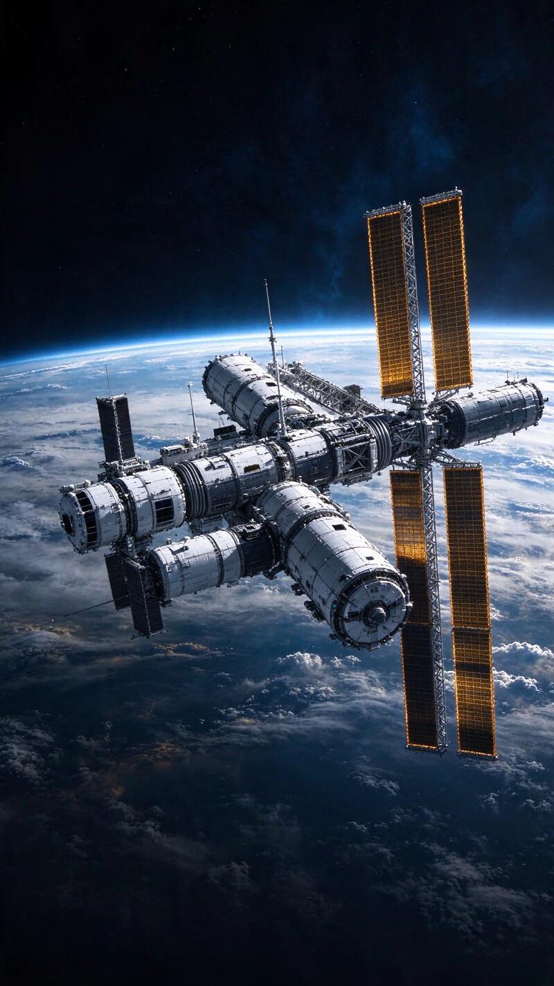 Illustration for the world record: Heaviest spacecraft ever built