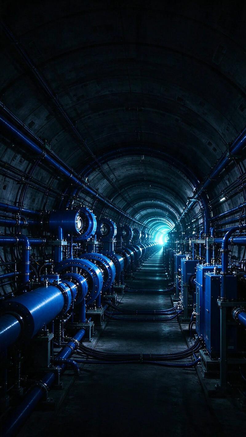 Illustration for the world record: Highest-energy particle collisions