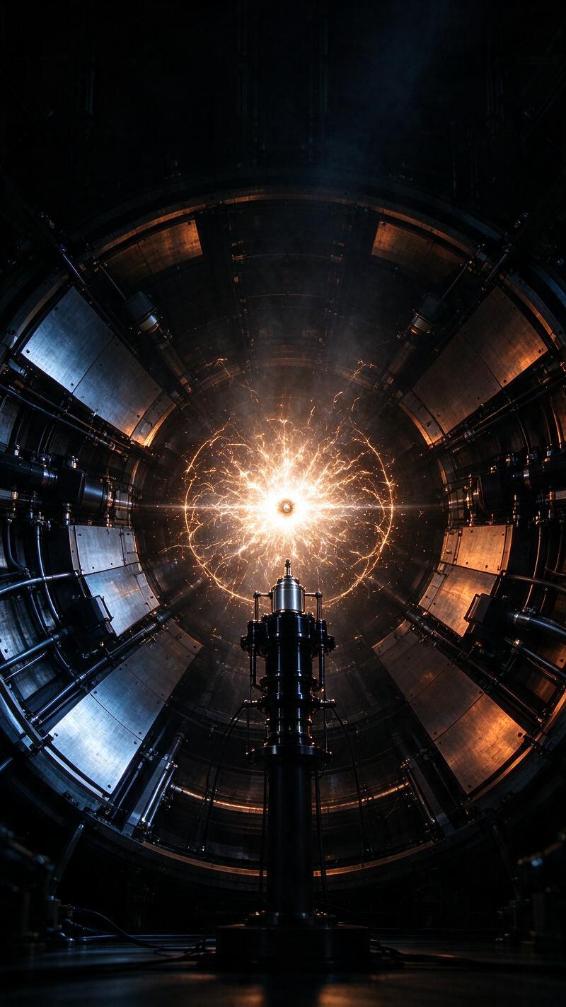 Illustration for the world record: Highest fusion target gain