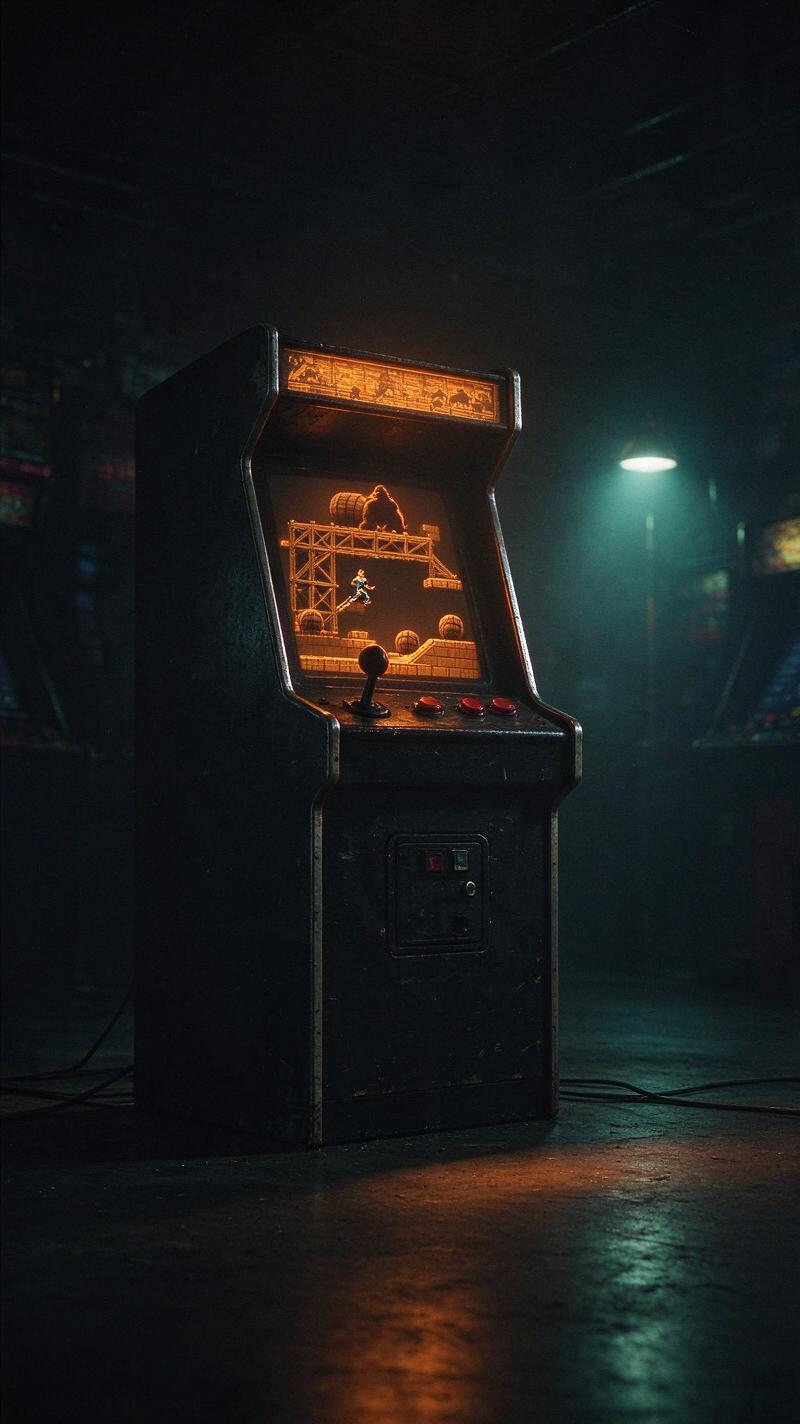 Illustration for the world record: Highest score in Donkey Kong (arcade)