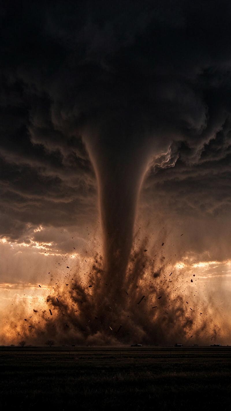 Illustration for the world record: Highest tornado wind speed measured