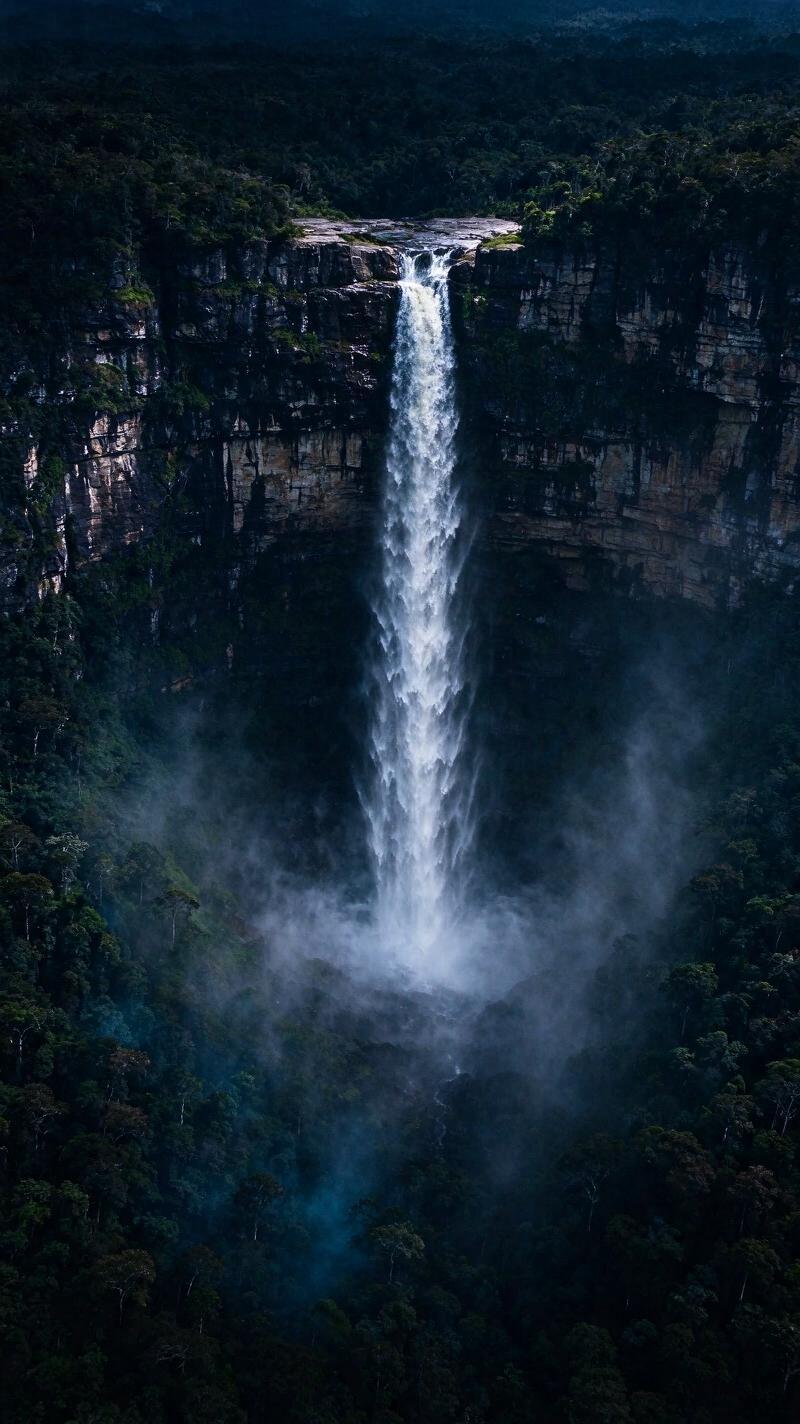 Illustration for the world record: Highest waterfall