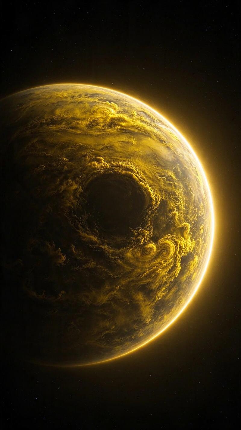 Illustration for the world record: Hottest planet in the Solar System
