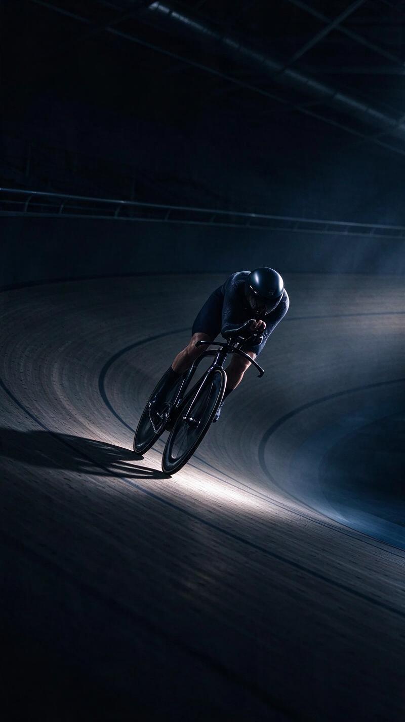 Illustration for the world record: Men's 4 km individual pursuit world record