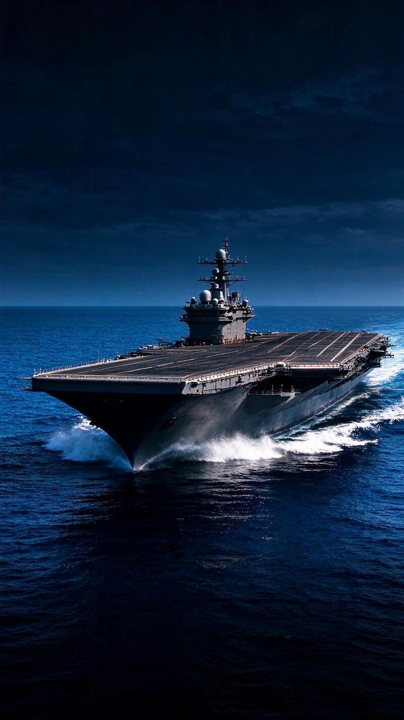 Illustration for the world record: Largest aircraft carrier