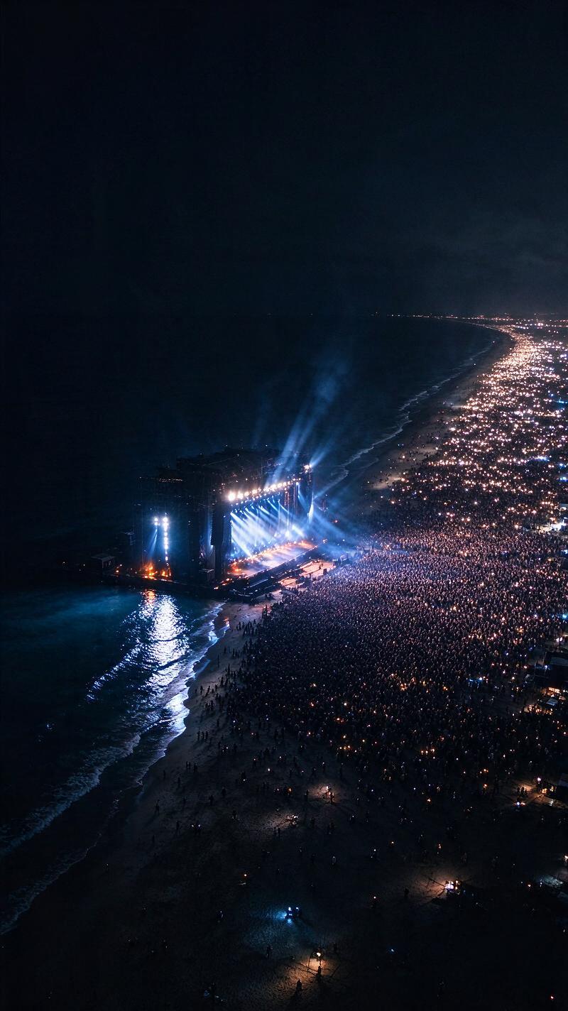 Illustration for the world record: Largest concert attendance by a female artist