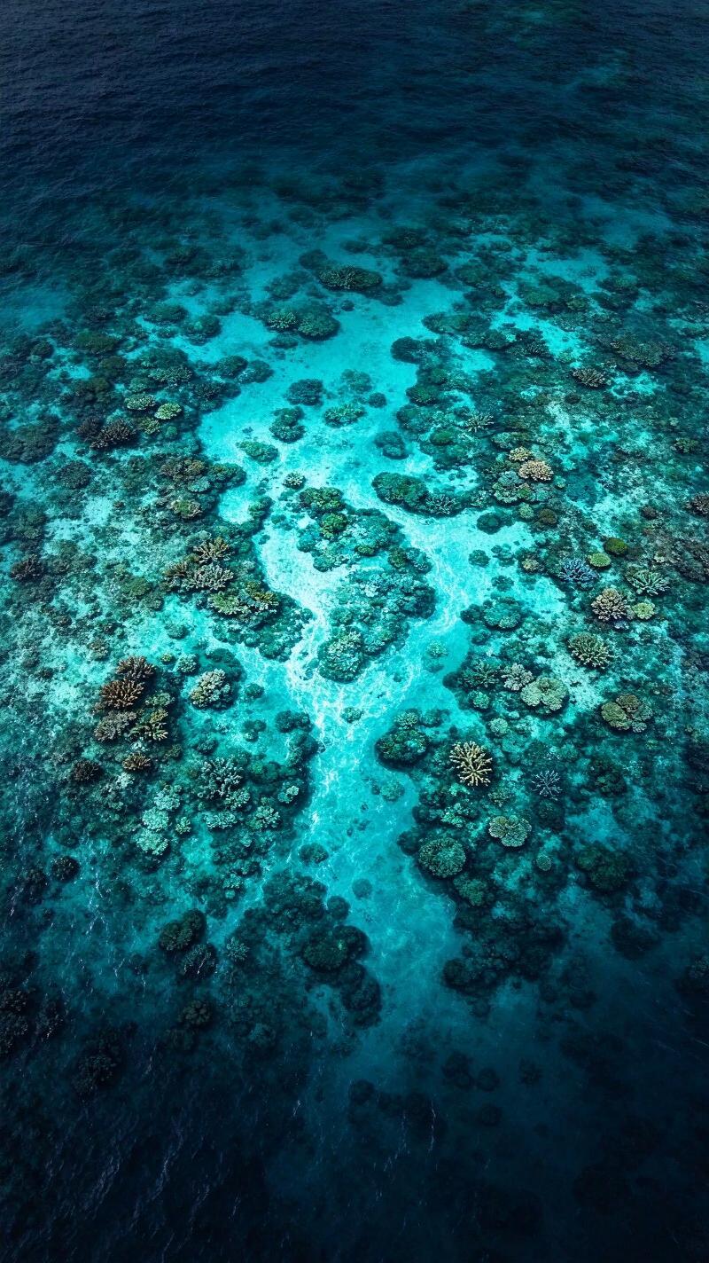 Illustration for the world record: Largest coral reef system