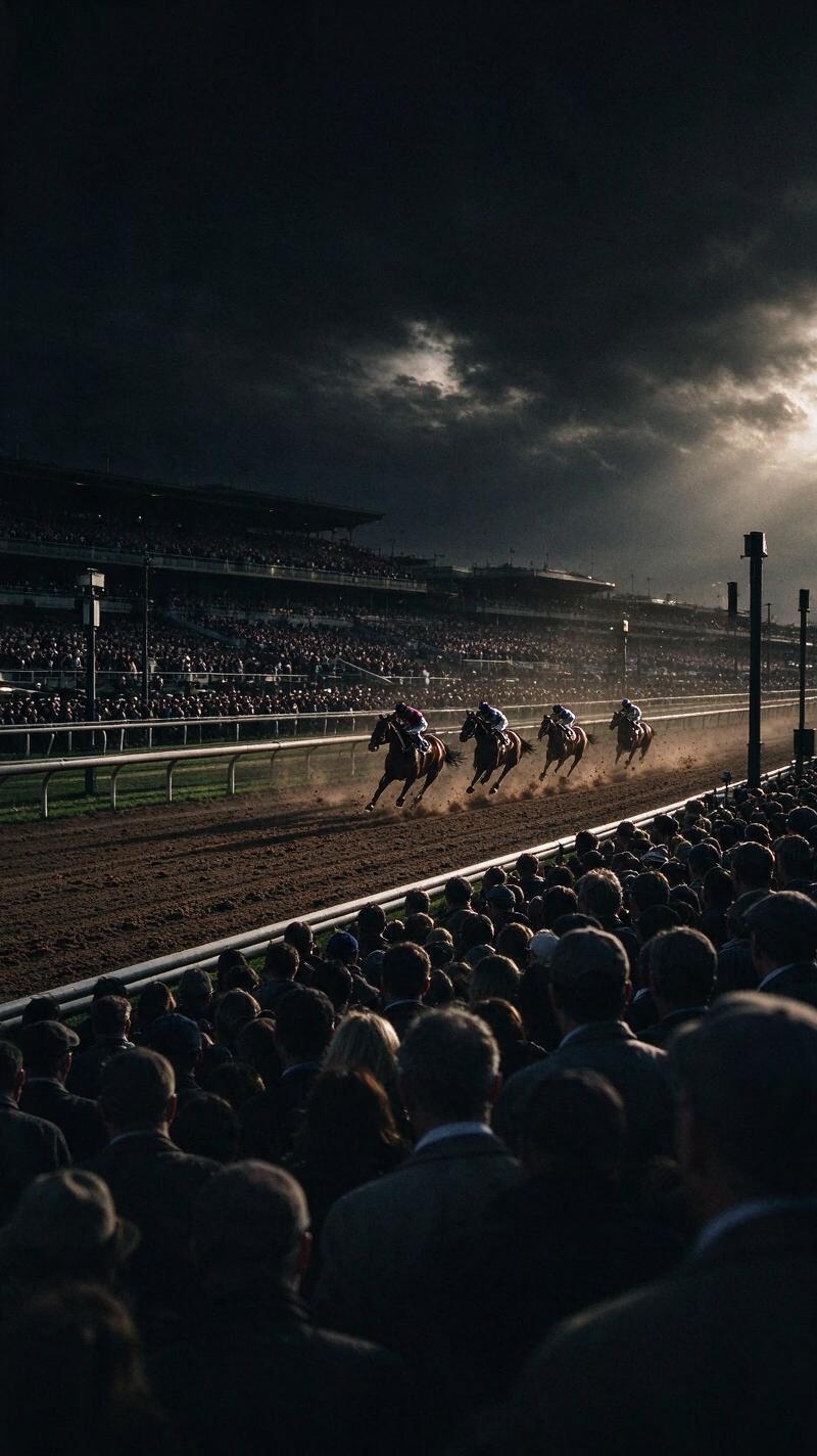 Illustration for the world record: Largest crowd at a horse race