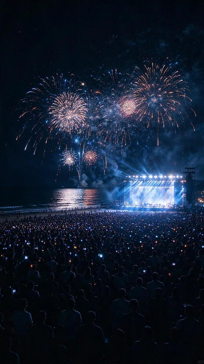 Illustration for the world record: Largest free concert attendance