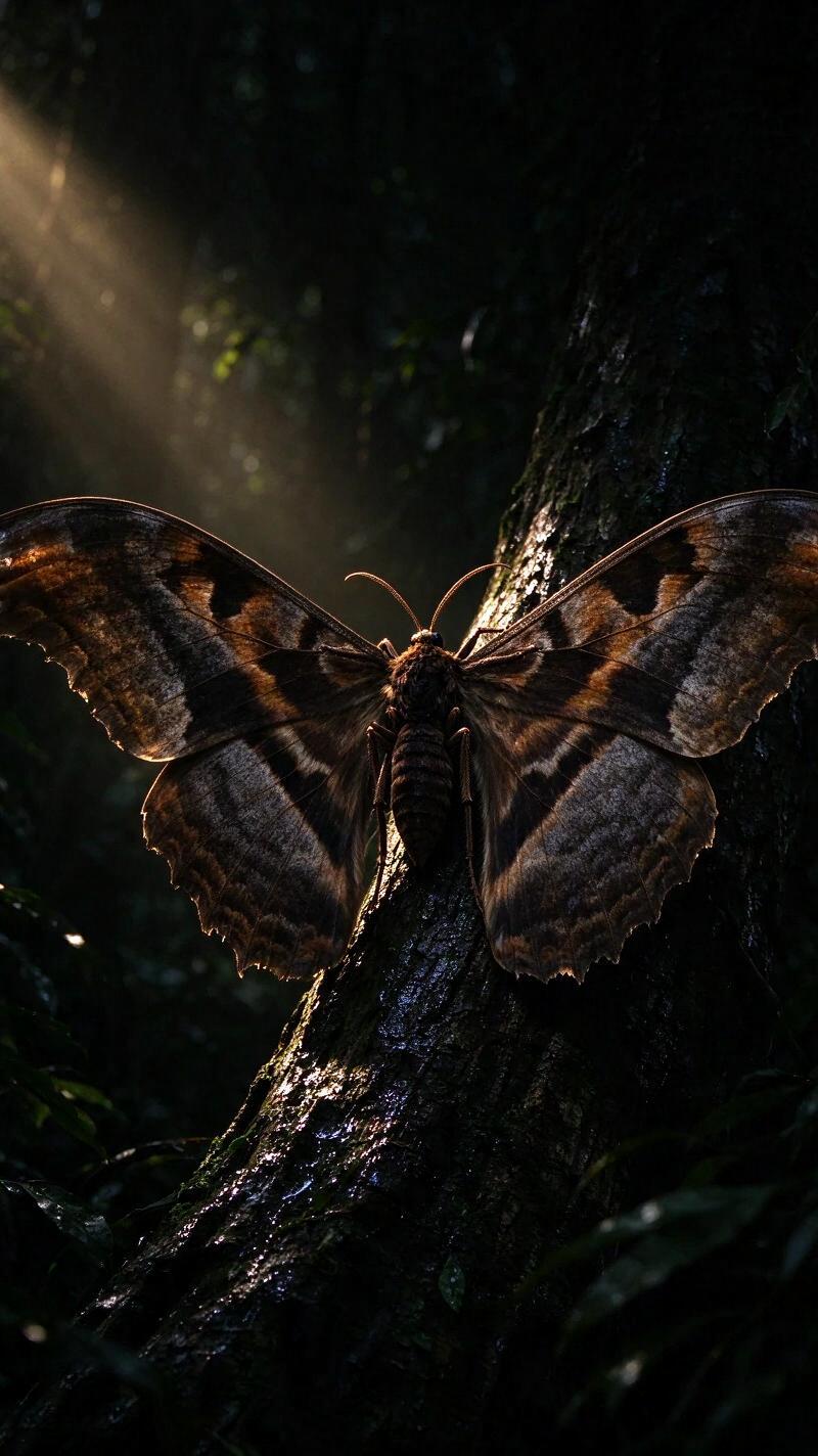 Illustration for the world record: Largest insect by wingspan