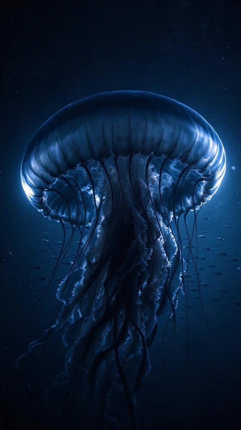 Illustration for the world record: Largest jellyfish