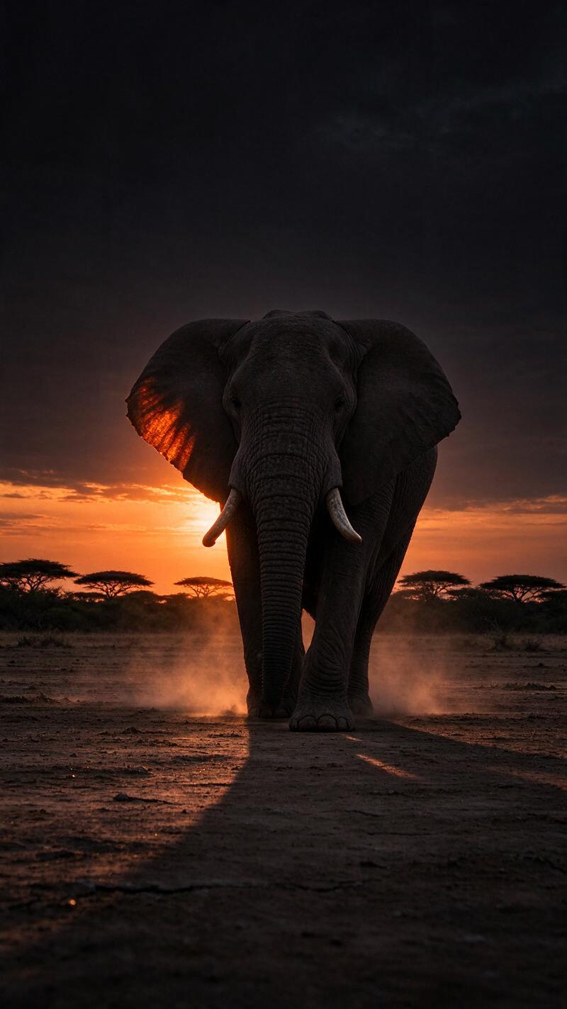 Illustration for the world record: Largest land animal