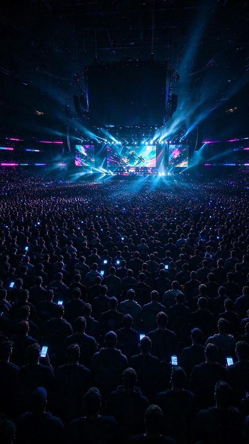 Illustration for the world record: Largest live crowd at an esports event