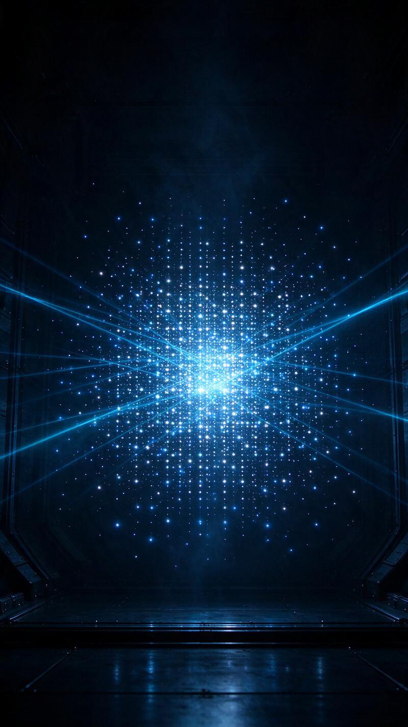 Illustration for the world record: Largest qubit array