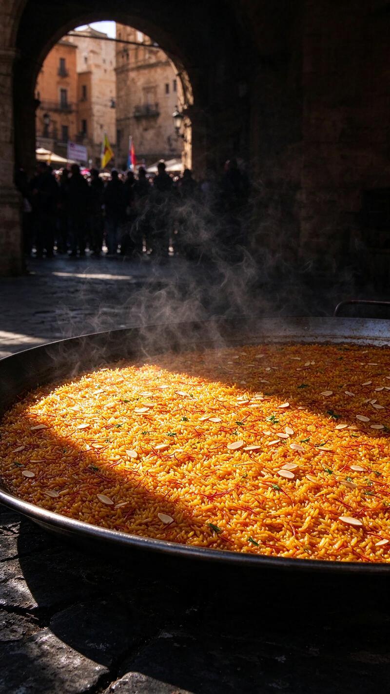 Illustration for the world record: Largest paella