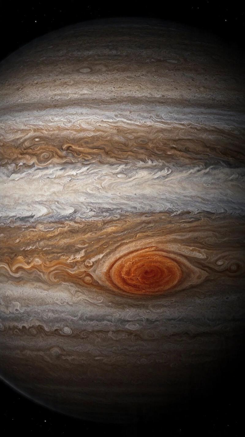 Illustration for the world record: Largest planet in the Solar System