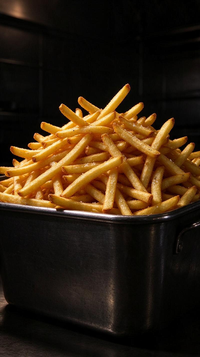 Illustration for the world record: Largest serving of French fries