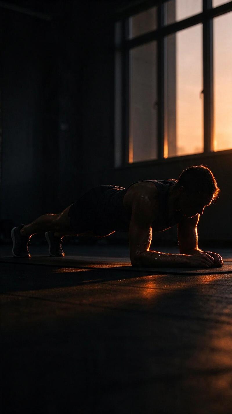 Illustration for the world record: Longest abdominal plank (female)