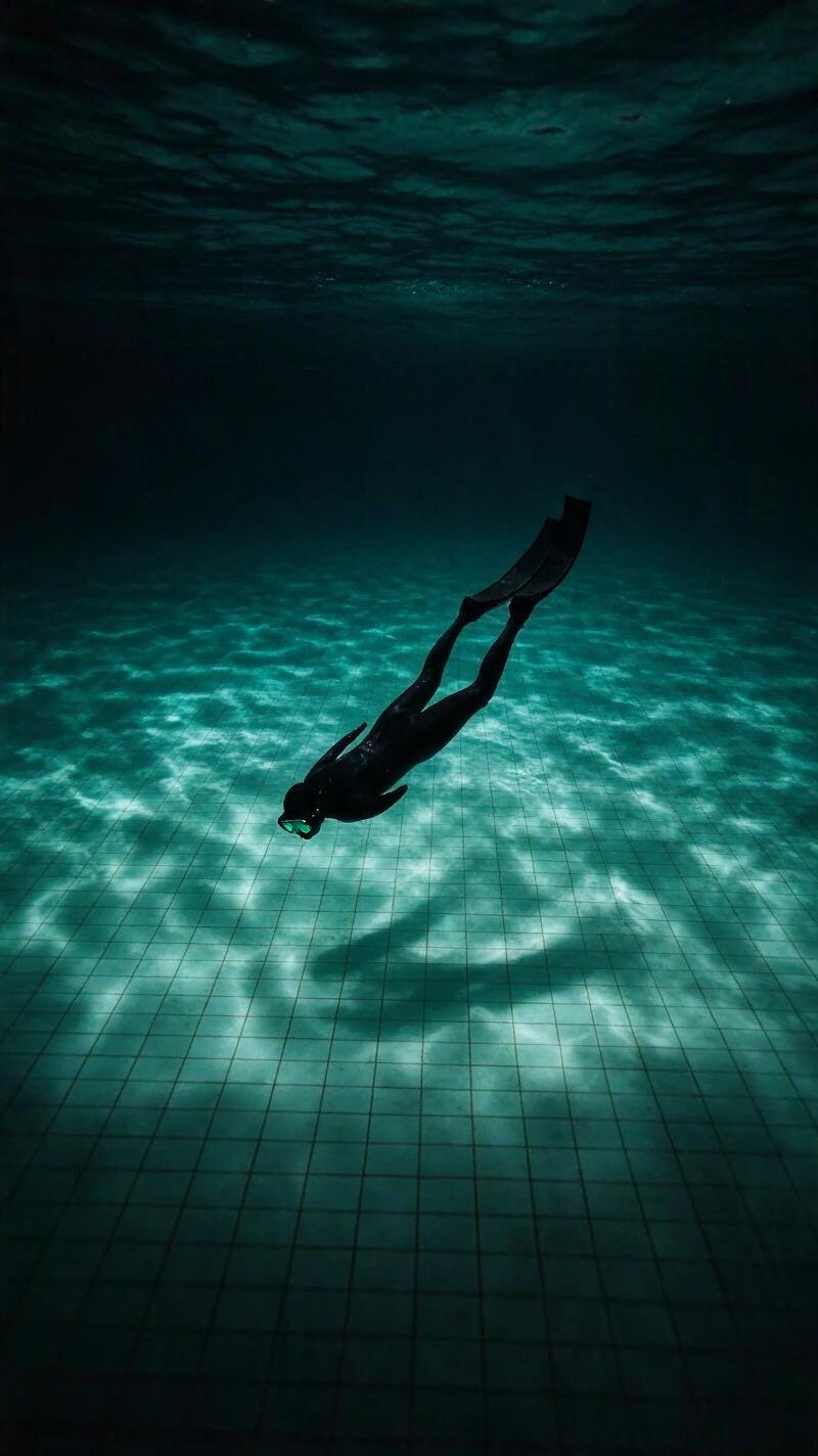 Illustration for the world record: Longest time breath held underwater (male)