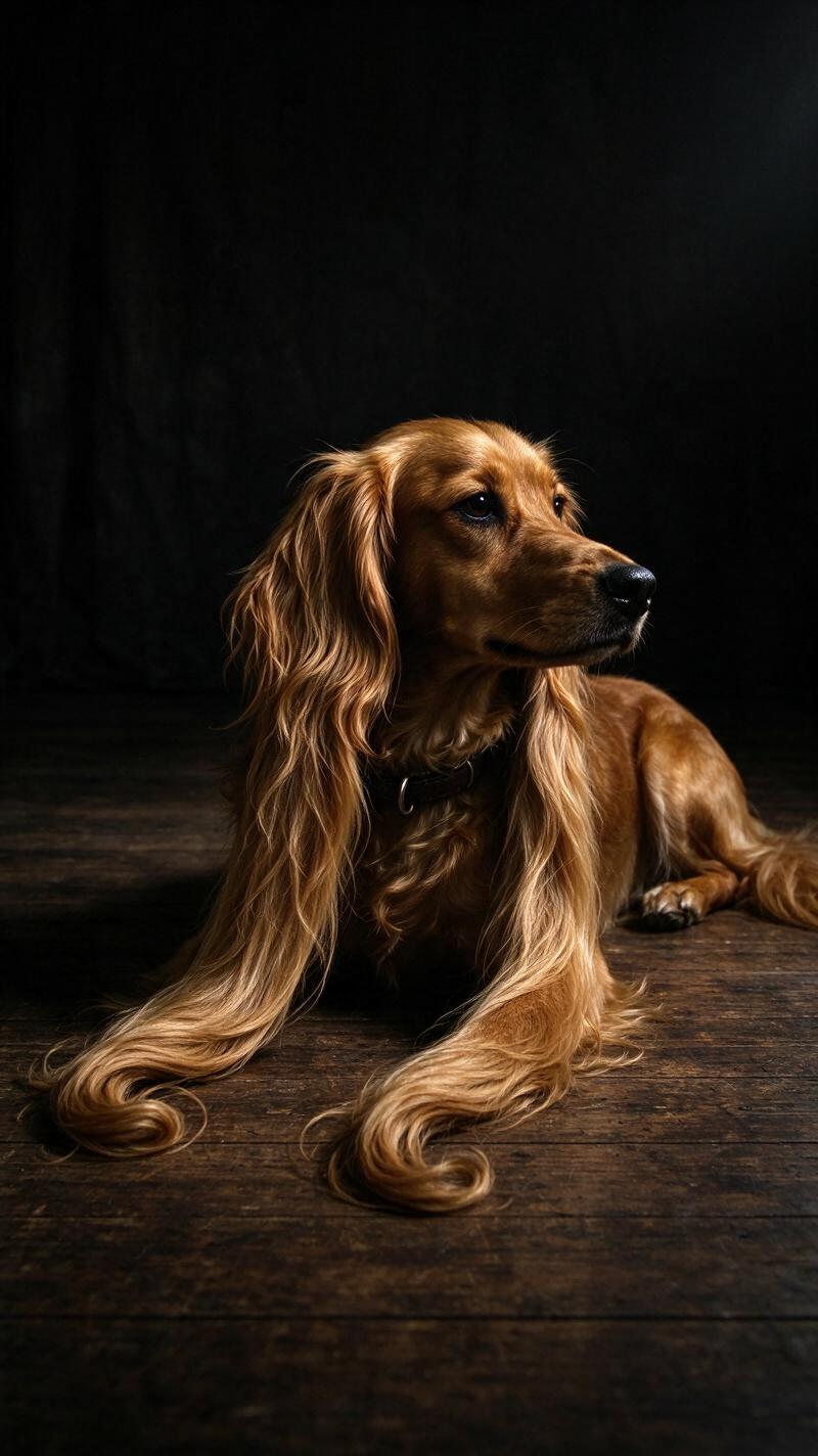 Illustration for the world record: Longest ears on a dog