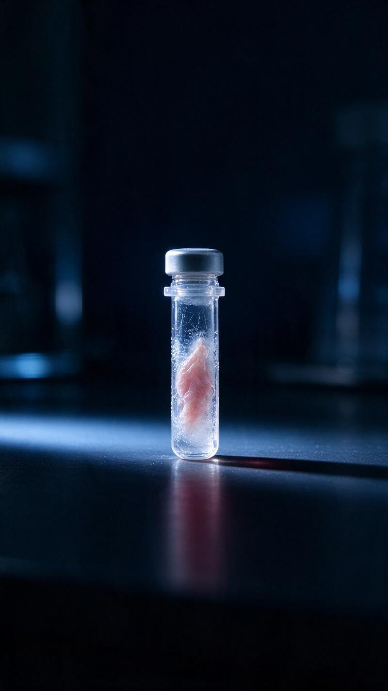 Illustration for the world record: Longest-frozen ovarian tissue resulting in a live birth