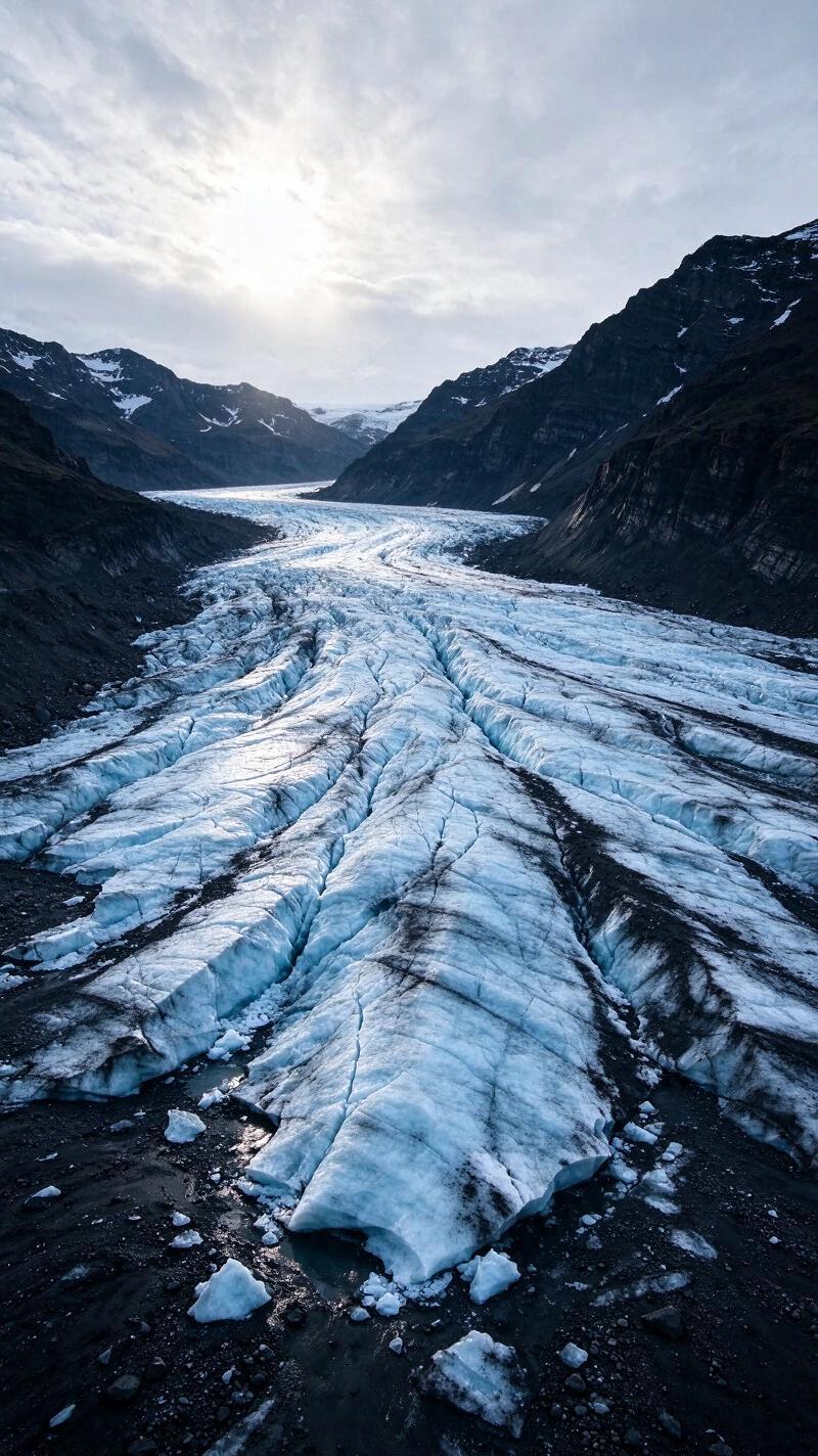 Illustration for the world record: Longest glacier