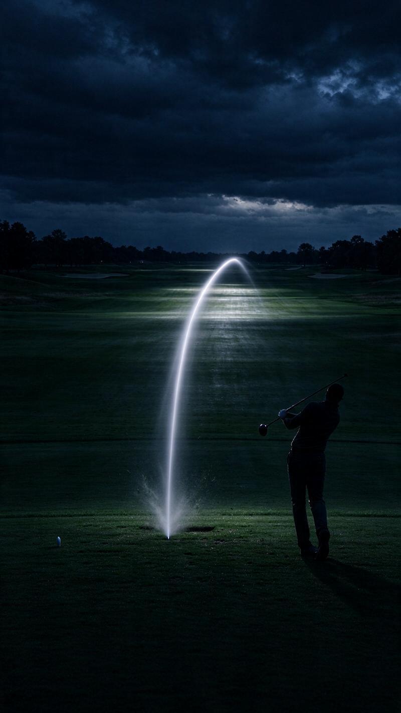 Illustration for the world record: Longest golf drive