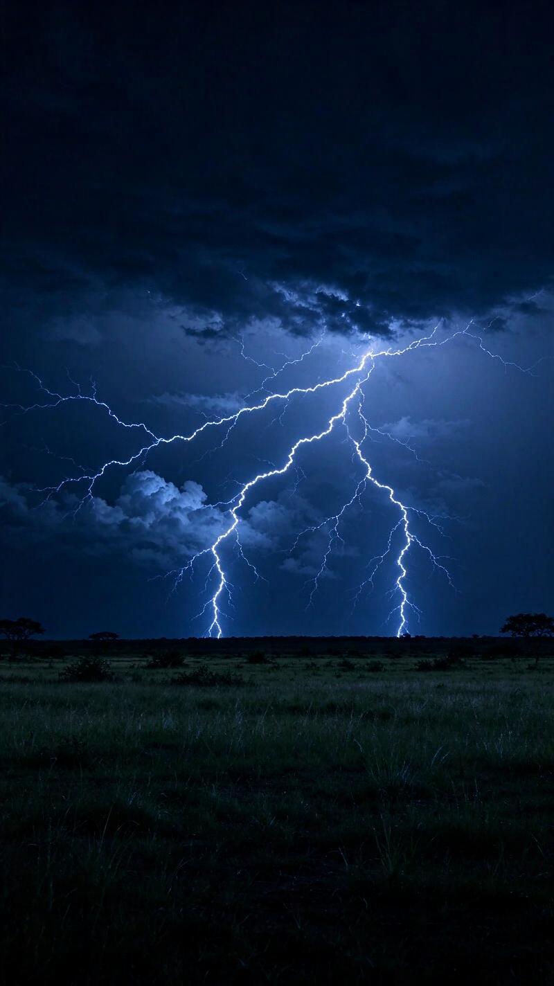 Illustration for the world record: Longest-lasting lightning flash