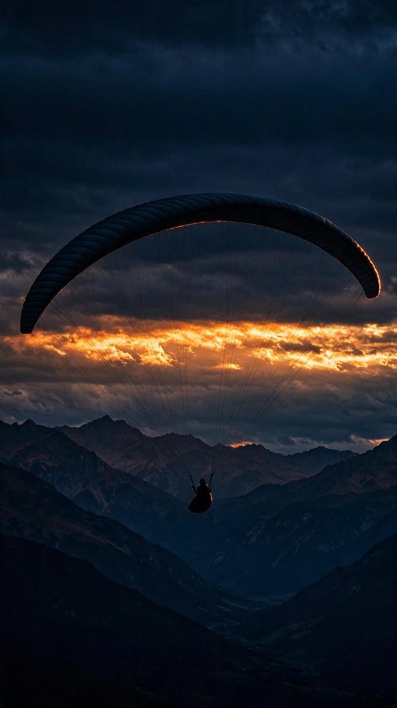 Illustration for the world record: Longest paraglider flight by distance
