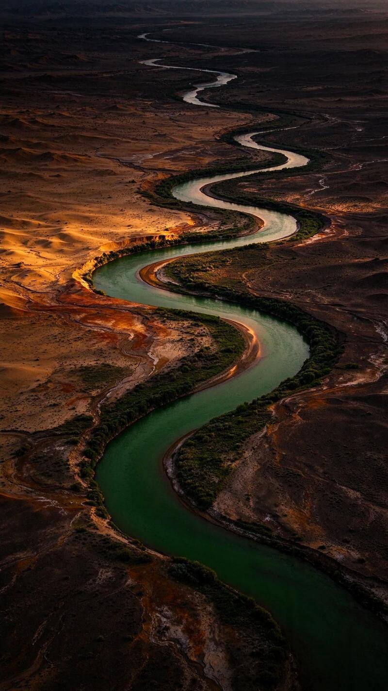 Illustration for the world record: Longest river